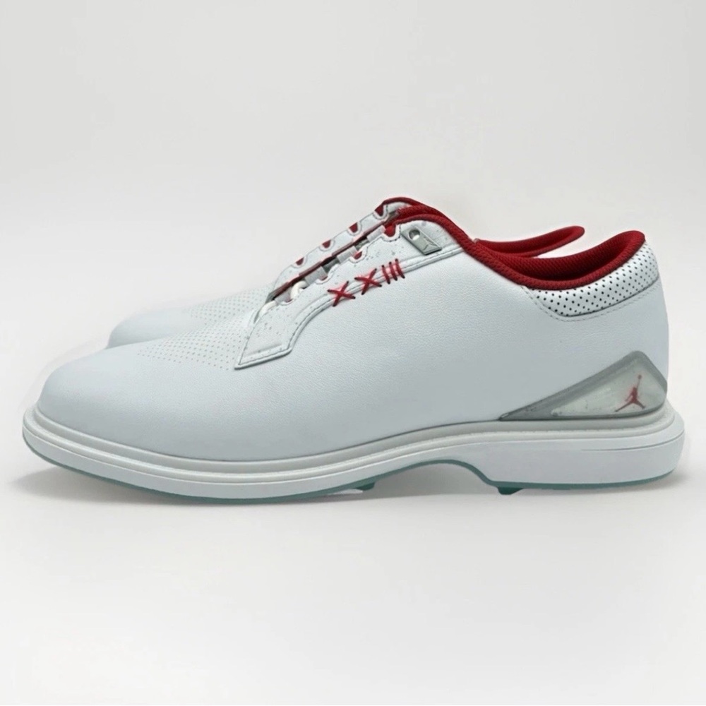 Nike Air Jordan ADG 5 Golf - White/Fire Red - Mens Size 13 - (FQ7874-101)